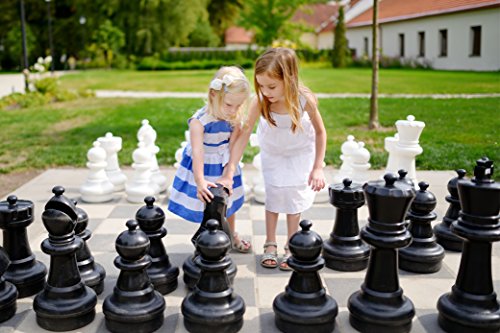 Chess House Giant Chess Set - 25 inch King, 32 Pieces, All-Weather Outdoor