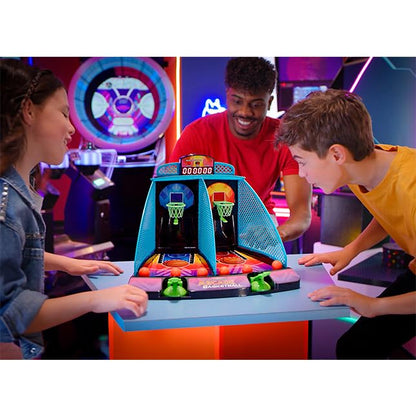 Fat Brain Toys Electronic Arcade Basketball Hyper Neon Games for Ages 6 to 8