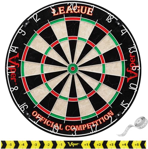 Viper League Sisal Dartboard and Viper Wall Defender III