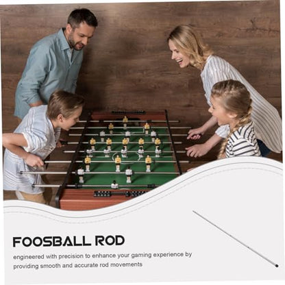 Toddmomy Desk Soccer Machine Accessory Precision Engineered Table Football Replacement Rod with Ergonomic Grip Diameter Durable Steel for Enhanced Gameplay Easy Setup