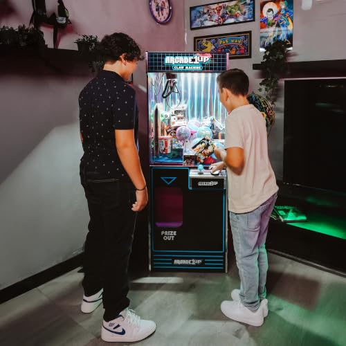 Arcade1Up Full-Size Claw Machine - Light-Up Marquee, Customizable - Perfect for Stuffed Animals, Plushies, Toys - Ultimate Arcade Game Room & Party Entertainment