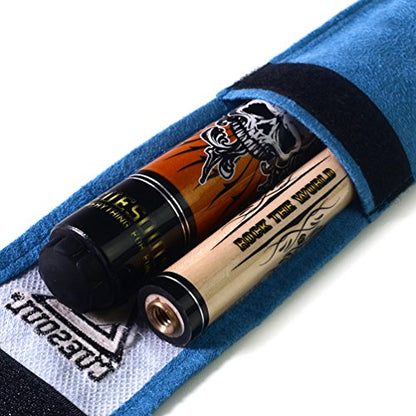 CUESOUL 58 inch 1/2 Maple Pool Cue Stick Kit-Rockin Series - color: G406, size: 21oz