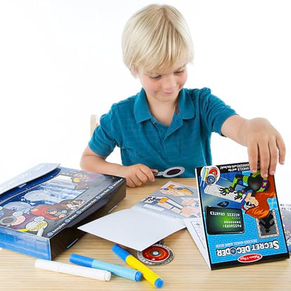 Melissa & Doug On The Go Secret Decoder Deluxe Activity Set and Super Sleuth Toy