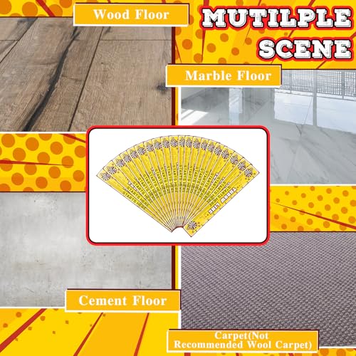 Fuyoooo 20 Pcs Dart Throw Line Floor Sticker PVC Dart Board Line Stickers Board Floor Marker Toe Line Marker for Target Game Players Lovers Party Accessories, 23 x 3.15 Inch
