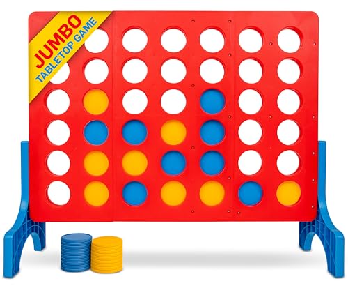 Bolaball 4 in a Row & Large Checkers 13 inch Games Combo