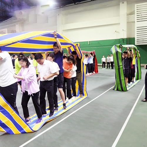Outdoor Relay Race Rolling Mat, Fun Playing Run Mat, Teamwork Activity Rug for Group Games & Field Day Events(4m/157.4in) - size: 4m/157.4in