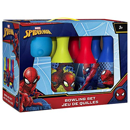 Hedstrom Kids Bowling Set, Spider-Man (52-40001BX) - style: Spider-Man