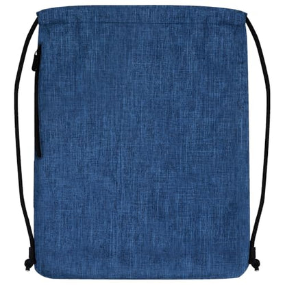 MVP Disc Sports Drawstring Backpack Bag (Choose Your Favorite Color) - color: Blue/Gray
