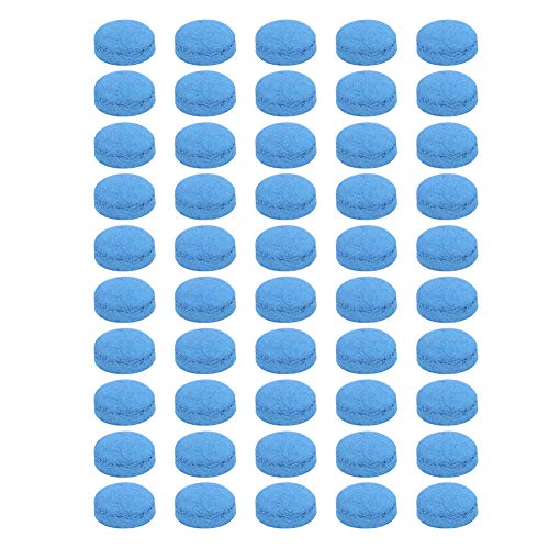 Asixxsix Pool Cue Tips, 50PCS Leather 9mm 10mm 13mm Sizes Billiard Cue Tips, Pool Tip Repair Kit with Storage Box for Snooker - size: 10mmm