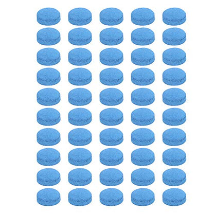 Asixxsix Pool Cue Tips, 50PCS Leather 9mm 10mm 13mm Sizes Billiard Cue Tips, Pool Tip Repair Kit with Storage Box for Snooker - size: 10mmm