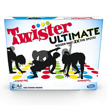 Twister Ultimate: Bigger Mat, More Coloured Spots, Family, Kids Party Game Age 6+; Compatible with Alexa (Amazon Exclusive) - style: Twister Ultimate