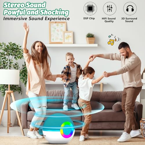 goopow Mini Karaoke Machine Speaker for Kids Adults, Portable Bluetooth Microphone Song Toys with LED Light, Best Chritmas Birthday Festival Gift for 3 4 5 6 7 8+ Year Old Girls Boys (Green-2MIC) - color: Green-2Mic