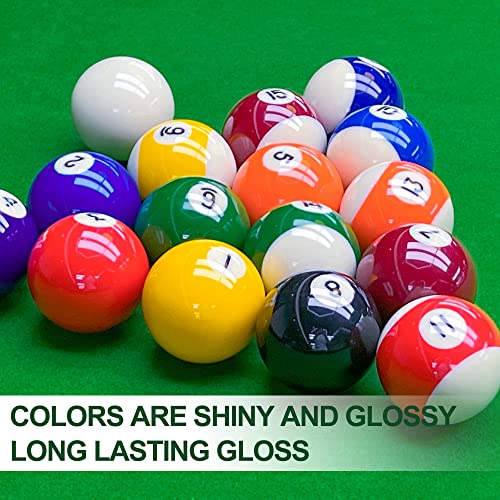 Billiard Balls Set Pool Table Balls Marble-Swirl & Classic Style 16 Ball Set - style: Universal Regulation