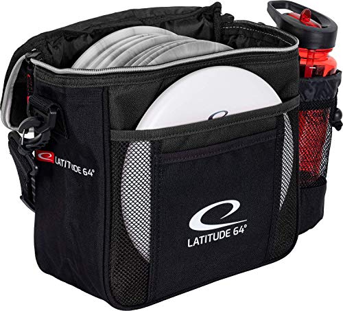 D·D DYNAMIC DISCS Latitude 64 Slim Disc Golf Bag | Introductory Disc Golf Bag | Great for Beginners and Casual Disc Golf Rounds | Lightweight and Durable Frisbee Golf Bag | 8-10 Disc Capacity - color: Black