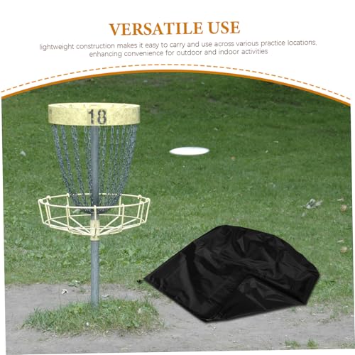 Abaodam Portable Disc Golf Basket Cover Durable Oxford Rain Protection with Drawstring for Use Keeps Clean and Sun Protected