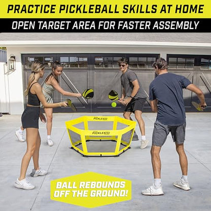 GoSports Pickle 360 Game Set – Pickleball Without a Court – Outdoor Lawn, Beach, and Backyard Paddle Ball Game - style: Hardcourt