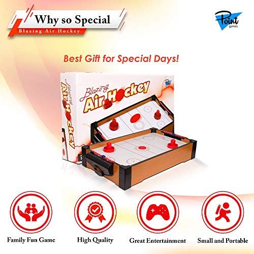 Point Games Hockey Table, Mini Table Games for Kids, Arcade Game for Boys & Girls, Great Gift fro Children Ages 3+ - style: Air Hockey