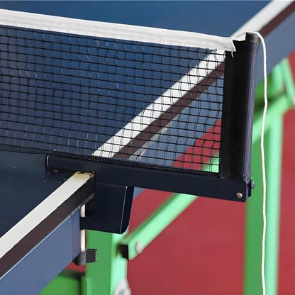 Beaupretty Table Tennis Net Replacement 182x15cm Black Wax Thread Mesh Standard Size for Indoor Outdoor Training Competition Sports