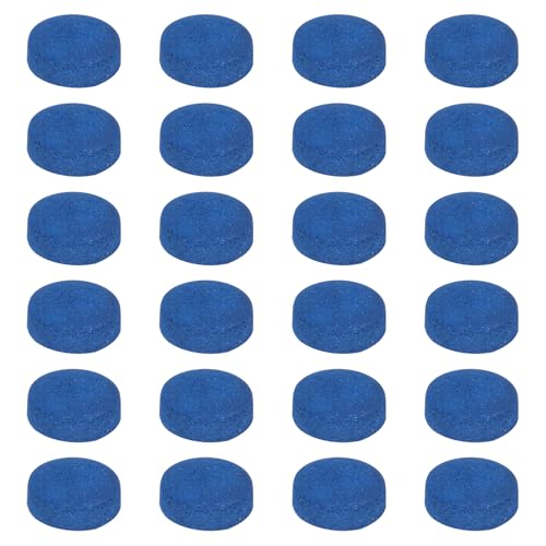 Billiard Pool Cue Tips, Pool Cue Tips Replacement Kit Cow Leather Pool Cues - color: Blue, size: 13mm