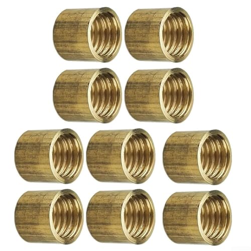 Brass Billiard Cue Tip Hoop Ferrule, Snooker Pool Cue Repair Replacement Ring, Metal Collar for Cue Tip Maintenance, Multiple Sizes Available(10.5mm) - size: 10.5mm
