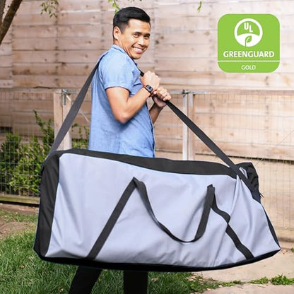 ECR4Kids Jumbo 4-To-Score Carry Bag, Kids Games, Grey/Black