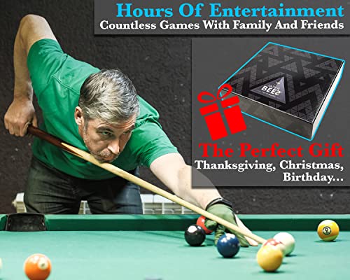 JAPER BEES Billiard Ball/Pool Ball Set Complete 16balls 2-1/4" Regulation Size&Weight Resin Ball - style: Tournament Superior