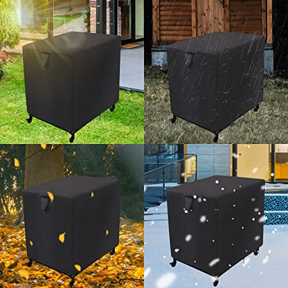 Outdoor Prep Table Cover, Waterproof Cover for Ooni Medium Modular Stainless Steel Table, Outside Covers for Ooni Pizza Oven Tables - 32 x 24 x 36 Inch