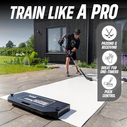 Better Hockey Extreme Passer Puck Rebounder - Clamp-On Pro Professional Quality Sports Training Aid for Passing, Shooting and One Timers - 30 Inch Size