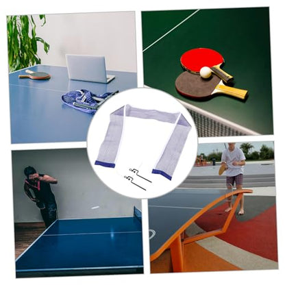 BESPORTBLE Table Tennis Net Ball Collector Table Tennis Ball Recycling Net Table Tennis Ball Picker Tennis Practice Table Tennis Racket Table Tennis Net Post Tennis Table Iron