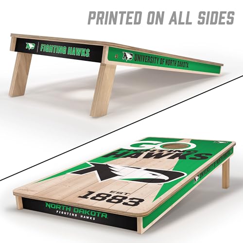 YouTheFan NCAA 2’ x 4’ Professional Wood Cornhole Game