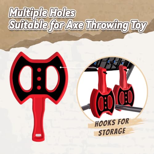 Axe Throwing Game for Backyard, Axe Throwing Game Target with 12 Throwing Axes, Lightweight & Portable Outdoor Games Indoor Carnival Yard Lawn for Age 6-12, Backyard Games for Family Party - style: 12Throwing Axes & 12Dart