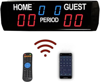 Scoreboards & Timers Basketball Scoreboard Portable Scoreboard Wall Mounted Electronic LED Football Digital Scoreboard