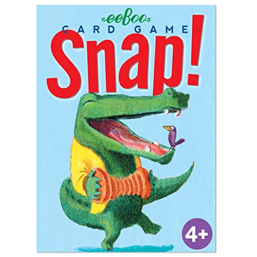 eeBoo: Snap Playing Card Game, 36 Cards with Snappy Rhymes, Fast-Paced Matching Fun, Screen-Free Play, for Ages 5 and up - style: Snap