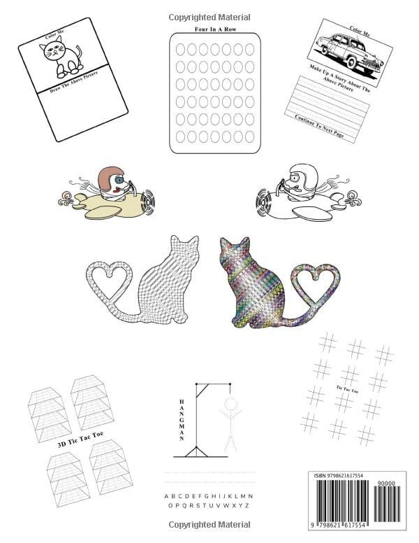 Road Trip Activities - Volume 2: Banish Boredom By Doing Fun Activities! Large Print - 119 Pages, 8.5 x 11 Inches! Coloring, Games, Drawing and Story Writing (On Target Kids Activity Books)
