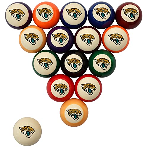 Imperial NFL Retro Billiard Ball Set - color: Jacksonville Jaguars, Cream