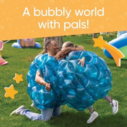 HearthSong Bumper Balls - Wearable Human Bubble Ball, Durable Body Bubble Suit Sumo Balls for Bouncing and Tumbling, Ideal for Fun Outdoor Games (2 Pack) - size: 36" Diameter - V2