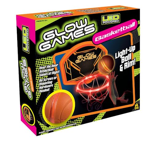 Big Time Toys Glow Games LED Basketball Game with Ball