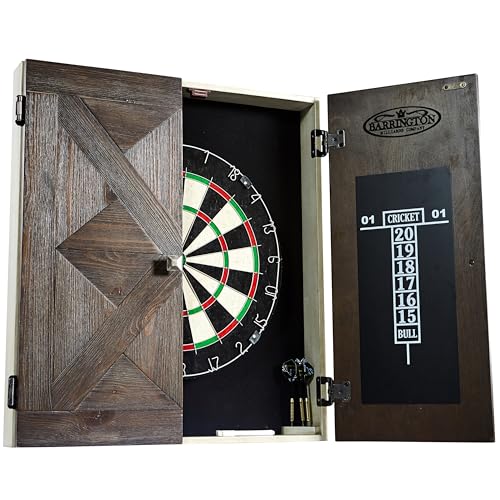 Barrington Bellevue Bristle Dartboard, Cabinet Style, Pre-Assembled
