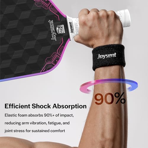 3D-T700-18K Carbon Fiber Pickleball Paddle with 14mm Foam Core, USAPA Approved Premium Pickle Ball Racket Set with Enhanced Spin, Balance Control & Power, Gearfoam Max - color: Blue-Pink