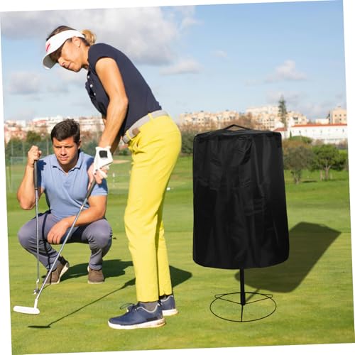 Abaodam Portable Disc Golf Basket Cover Durable Oxford Rain Protection with Drawstring for Use Keeps Clean and Sun Protected
