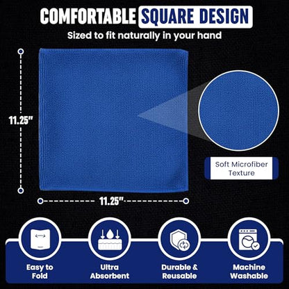 Billiard Ball Cleaning Towel Pack of 3 - Cue Cleaner Microfiber Towel, Pool Ball Cleaner, Table Felt, Shaft Accessories Cleaner - Lint-Free Maintenance, Polishing, Dirt and Dust Removal, 11.25"x11.25"