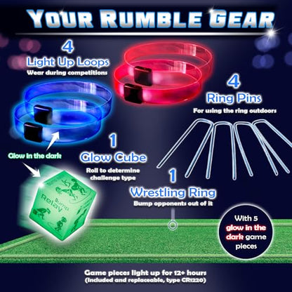 Starlux Games Bump Rumble: Real Wrestling Wackiness! | Ages 5+, 4-16 Players