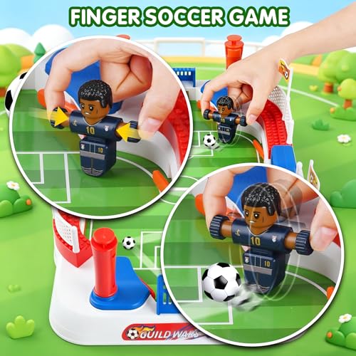 WeeHomm 2-in-1 Play Soccer Board Game for Kids, Foosball Figures PK, Foosball Table for Kids 8-12, Soccer Toys for Boys, Tabletop Football Game, Birthday Gifts for 4-10 Years Old