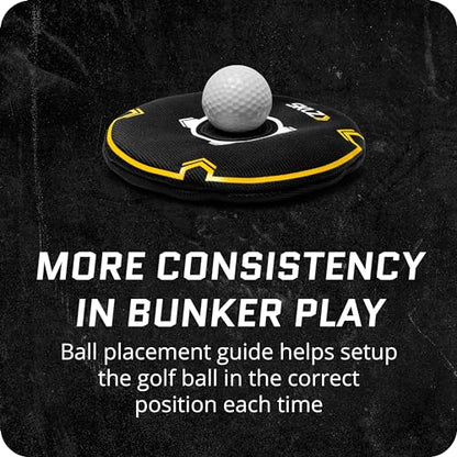 SKLZ Bunker Caddie Golf Training Aid: Perfect Your Bunker Shots with Precision & Style, 3 Discs Included