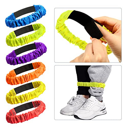 Civaner 30 Pcs Outdoor Games Set for Kids Includes 6 Bunny Potato Sack Race Bags 6 Egg and Spoon 6 Bunny Ears Headbands 6 Legged Relay Race Band for Game Party(Blue,Classic) - color: Blue, style: Classic
