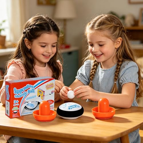Tabletop Hover Puck,Interactive Portable Electric | Kids Table Hover Puck Hockey Toys | for Children Adult Family Outdoor Home Office School Party