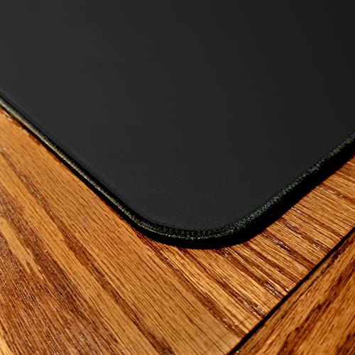 Board Game Playmat [3.5'x5.5'/Thick Super Cushioned/Stitched Edge/Water Resistant] with Carrying Case - for Tabletop Board Games, Card Games, RPG Games (Large, Black) - color: Black, size: Large (3.5'x5.5')