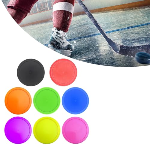 harayaa 8Pcs Air Hockey Pucks Family Air Hockey Table Game for Birthday Party