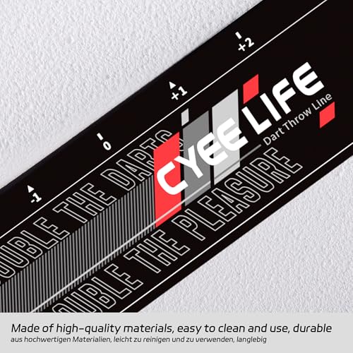 Cyeelife Dart Throw Line, Double the Darts, Double the Pleasure, 23.4 x 3.9 inches