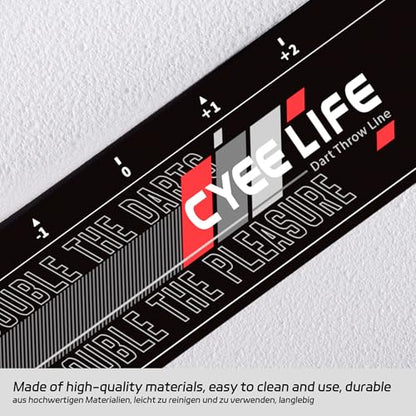 Cyeelife Dart Throw Line, Double the Darts, Double the Pleasure, 23.4 x 3.9 inches